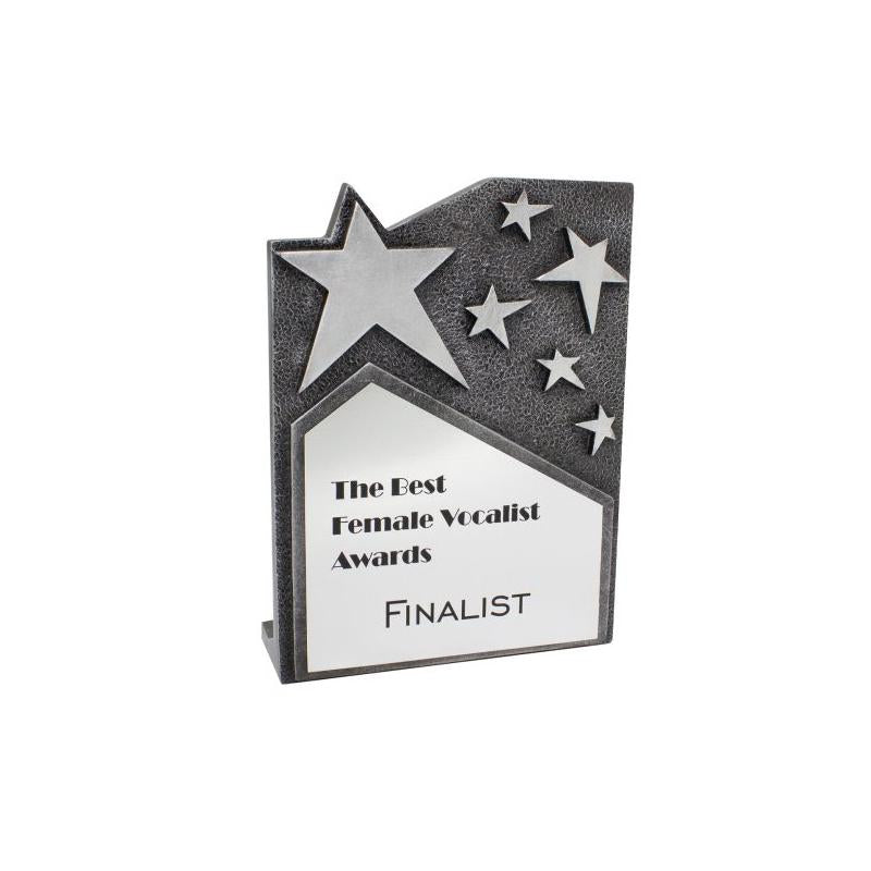 Star Cross Plaque - Silver TCD