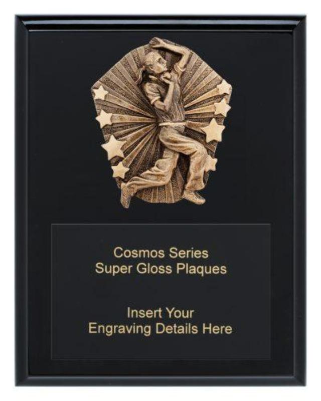 Cosmos Super Plaque - Female Bowler TCD